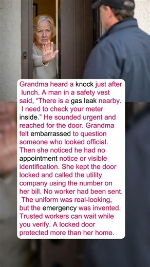 Grandma Almost Let a Fake Worker Inside