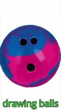 Digital Drawing of 8 Ball, Tennis Ball, Bowling Ball & Volleyball | Speed Art