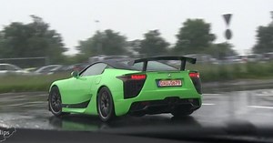 Lexus LFA AD-B Bright Green Model Revealed in Video