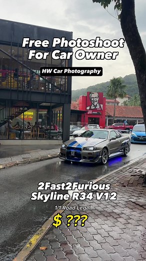 1.4M views · 10K reactions | The only road legal skyline R34 in the world ! #skyliner34 #r34 #gtr #nissanskyline #fastandfurious #paulwalker | Haowai.hw | Facebook