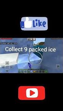 How to make blue ice in minecraft in Minecraft 1.16| How to make blue ice in hindi | #shorts