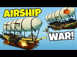 Insane AIRSHIP BATTLE In Stormworks Multiplayer!