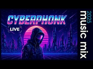 🎧 1 HOUR CYBERPHONK MIX 2025 | Soft Futuristic Sounds & Retro Vibes (Distorted 808s, Ambient Vocals)