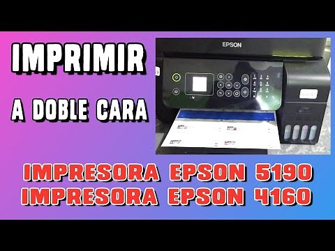 How to Print Double-Sided on the Epson 5190 and 4160 Printers @EpsonLatinoamerica