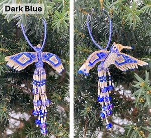 Handmade Beaded Hummingbird - White Belly Collection - Etsy