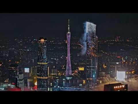 Chengdu Cityscape 4K 🌃 | Stunning Night Lights & Cinematic Urban Vibes