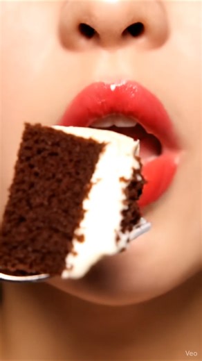 ASMR Eating Creamy Chocolate Pastry | Deep Crunch & Mouth Sounds