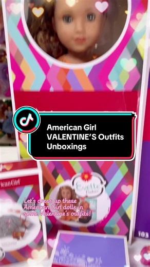Dressing my American Girl Dolls in Valentines Outfits 💗❤️💗! @DollModMaven #DollModMaven #AmericanGirl #AmericanGirlValentines #AmericanGirlUnboxing #AGCollector