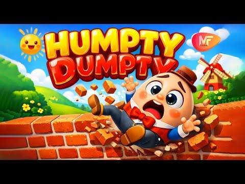 Humpty Dumpty 3D Animation 🥚 | Baby Songs & Rhymes