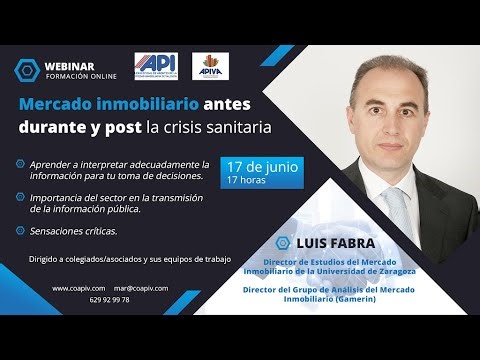 MERCADO INMOBILIARIO ANTES, DURANTE Y POST LA CRISIS SANITARIA