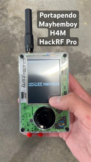 HackRF Pro in a special edition Portapendo Mayhemboy H4M