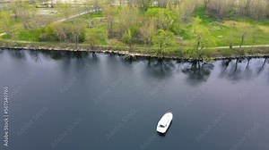 Flying over the former Sappi paper Mill, now giving way to many plants and animals.
