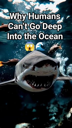 Why Humans Can’t Go Deep Into the Ocean 😱🌊#facts #shortvideo #shorts#shortsfeed