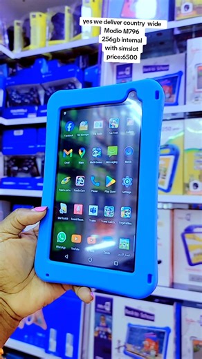 Modio M796 Tablet for Kids - 256GB, SIM Slot, Affordable