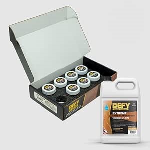 DEFY Extreme Semi-Transparent Wood Stain 1 Oz Color Samples