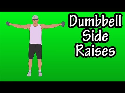 How To Perform Standing Dumbbell Side Lateral Raises Exercise