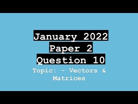 CXC (CSEC) Math Paper 2 | January 2022 Question 10