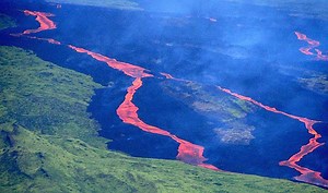 La erupción del Cerro Azul