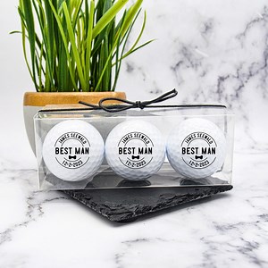 Best Man Golf Gift, Custom Golf Ball, Best Man Proposal, Groomsmen Gift, Groomsmen Proposal, Wedding Party, Best Man Gift,golf Ball Proposal - Etsy