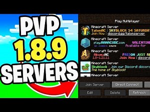 Top 5 PVP Servers For Minecraft 1.8.9! - Server IPs