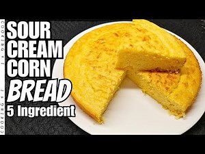 HOMEMADE SOUR CREAM CORNBREAD | A SOUTHERN CLASSIC