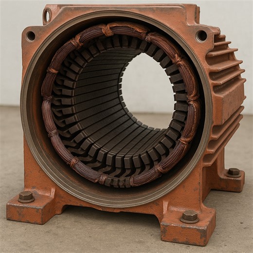 118K views · 1.1K reactions | 300 Horsepower rewind Stator 460V 1800 RPM remove coils | Captain work | Facebook