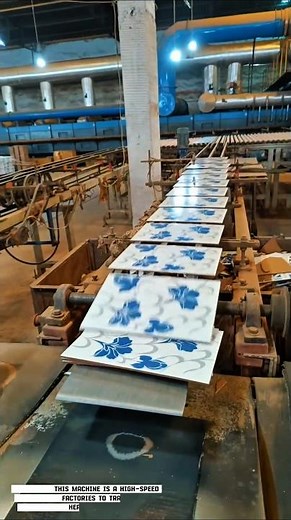 "Amazing Ceramic Tile Factory Process | High-Speed Tile Printing & Conveyor System | Industry 4.0"