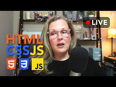 LIVE | Building a Website from Scratch | All Vanilla CSS + JavaScript | Part 8