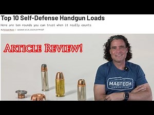 Article Review: Top 10 Self-Defense Handgun Loads in Outdoor Life!