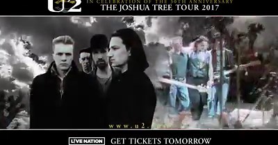 346K views · 13K reactions | On Sale Tomorrow - The Joshua Tree. Live. Every song. Every show. #U2TheJoshuaTree2017 | U2 | Facebook