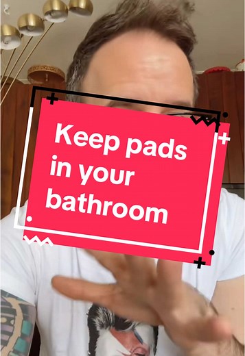 Normalize Keeping Pads in Your Bathroom