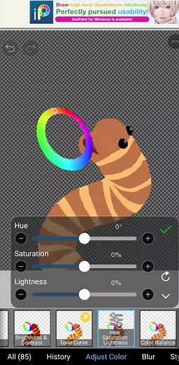 It's Slimey!!!! :) (not the same version in the muppets but idc) #fyppppppppppppppppppppppp #fyp #fypage #puppet #muppets #muppetshow #snake #colorwheel #colorwheelchallenge #muppets #art #ibispaintx #fypシ゚ #digitalart #arttrend #tiktok #slimey #smiley