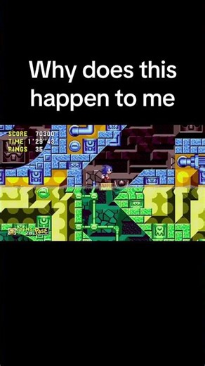 Sonic fail #sonicthehedgehog #sonicorigins #sonic #gaming #gameplay #soniccd #sega