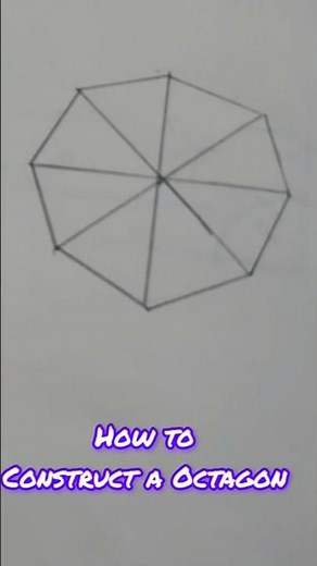 How to construct a Octagon easily | MVD EDUCATION