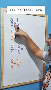25K views · 84K reactions | OPERACIONES CON FRACCIONES | Mi Profe Fidelito | Facebook