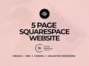 Custom Squarespace Website Design: 5-page Ecommerce Setup - Etsy Canada