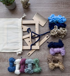 Weaving Kit – Tapestry Set With Yarn - Etsy Australia
