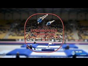 All about Synchronised Trampoline - We are Gymnastics!