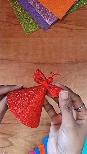 Beautiful angel christmas ornaments 🎅🏻 #shorts #diy #angel #christmas