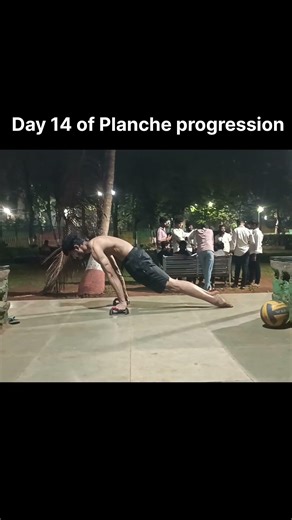 Day 14 – Planche Practice 🔥 #calisthenics #planche