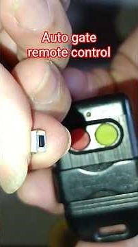 Auto gate remote control repair