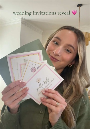 Thoughtfully designed, beautifully printed and ready to send to the people who matter most. For @Katelyn Hebert, that meant leaning into the details that felt most like them. A custom wedding crest on the ceremony invitation, a striped pattern on the back for an extra moment of design and a lighthouse illustration created for the rehearsal card as a nod to where they’ll say “I do.” The reception card adds a playful touch with a disco ball motif, while the reply card keeps things simple and class