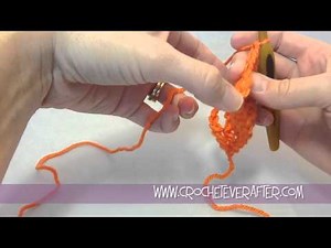Treble Crochet Tutorial #4: TR into the Last Stitch of the Row