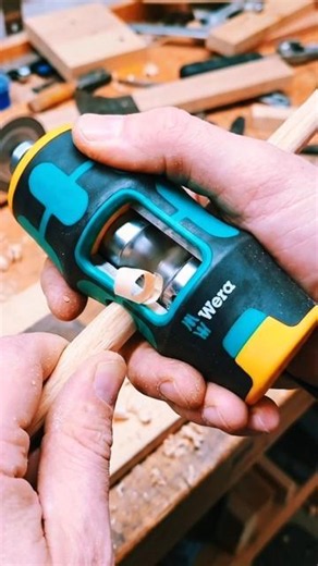 This Wera Tool Turns Wood Into Perfect Dowels! 🔥 #tools #woodworkingtools