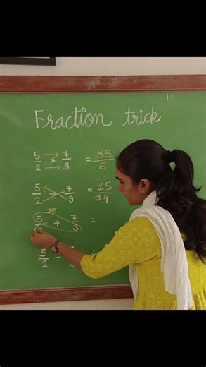 Fraction tricks #trending #tricks #fraction #yt