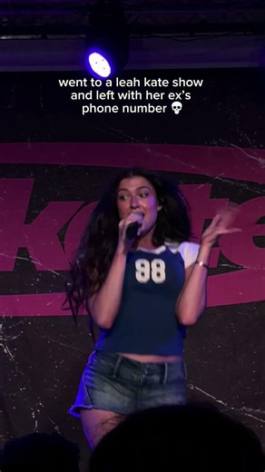 one like and i’ll call him 💀 #leahkate #popmusic #breakup #funny #concert