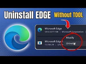 🔥How to Remove Microsoft Edge From Windows 11/10 | Uninstall Edge FAST in 2025! 🚀