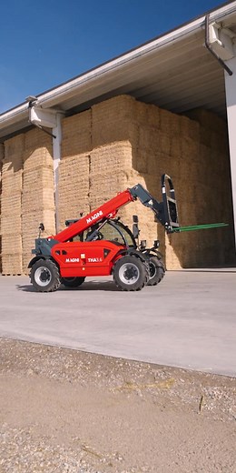 Magni THA: technology for tomorrow’s agriculture. 🧑‍🌾 The Magni THA range brings the precision of telescopic lifting to the agricultural world. Powerful engines, hydrostatic transmission, advanced suspension and total visibility — every detail is designed to ensure control and comfort, even on rough terrain. 👌 🎥 Watch Magni THA in action. | Magni Telescopic Handlers