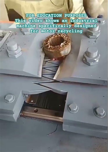 Electric Motor Stator Recycling #shorts #Recycling #CopperScrap #Scrap #OddlySatisfying #Engineering