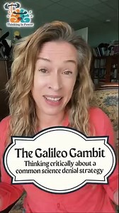134K views · 2.9K reactions | The Galileo Gambit: Thinking critically about a common science denial strategy This video dissects the Galileo Gambit, a flawed argument in which people equate their opposition to a scientific consensus with Galileo’s historical struggles. Learn more: https://thinkingispower.com/logical-fallacies/#h-galileo-gambit Appreciate TIP’s content? Support me on Patreon!: https://www.patreon.com/c/ThinkingIsPower | Thinking Is Power | Facebook